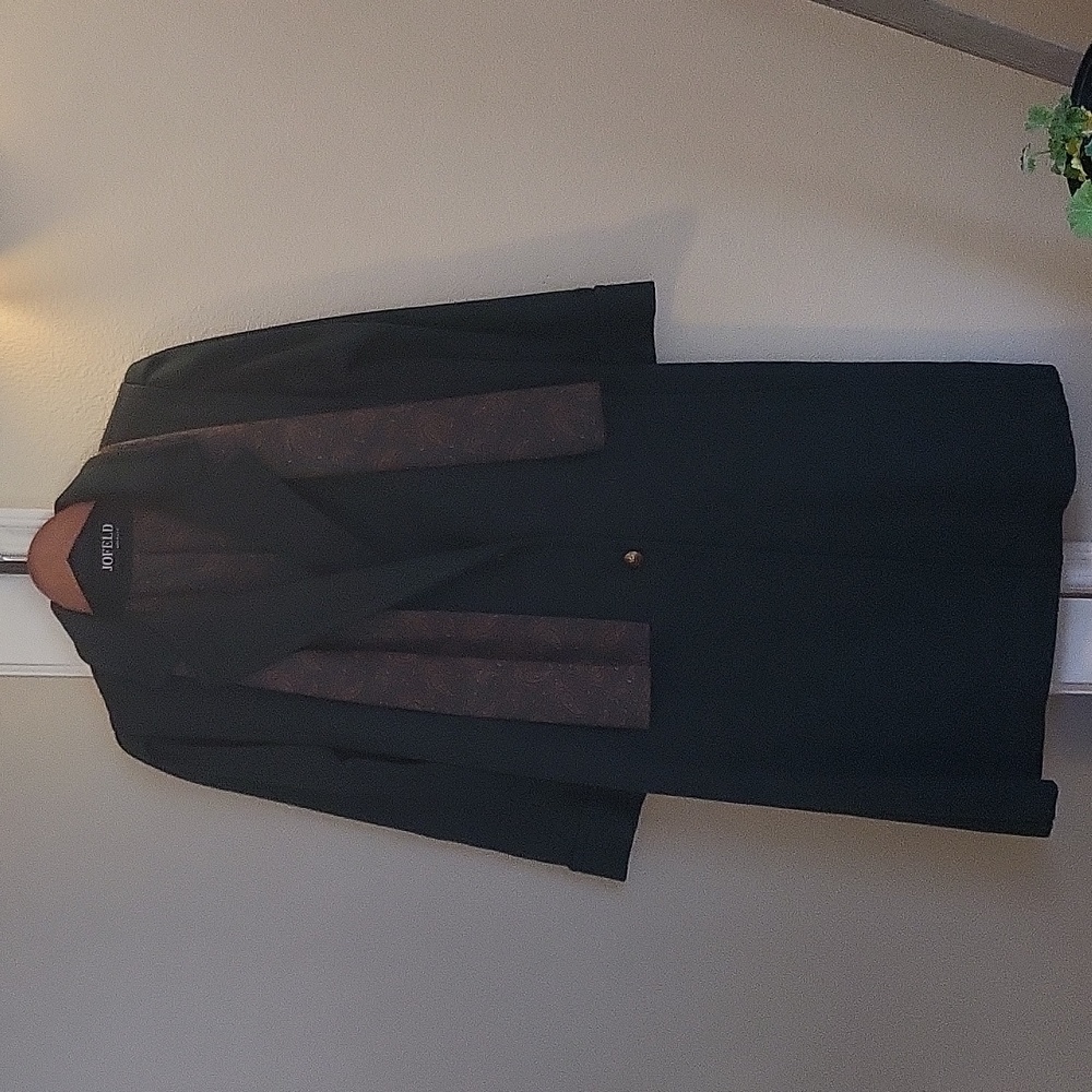 Jofeld Wool Long Double Breasted Peacoat